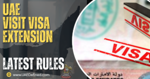 UAE visit visa extension: Latest rules
